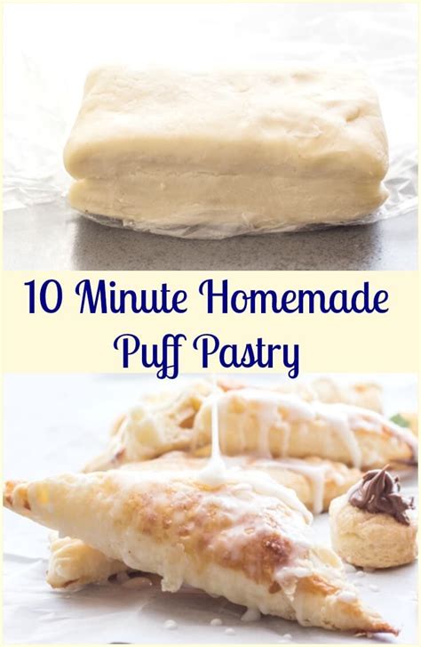 10 Minute Homemade Puff Pastry Fast And Easy Flaky And Buttery