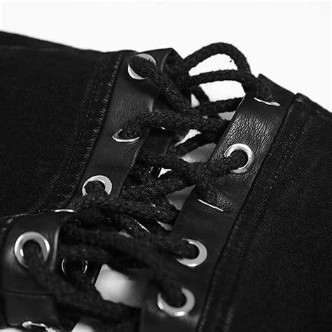 Black Half Skirt Pants Catacomb By Punk Rave • The Dark Store™