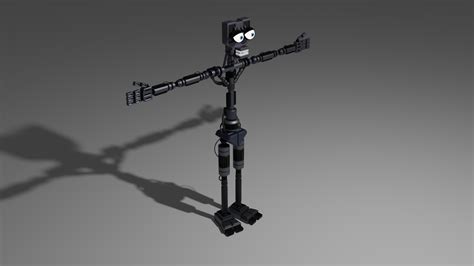 3d Model Endoskeleton Fnaf Made By Me Rfivenightsatfreddys