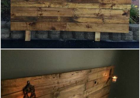 Diy Pallet Wood Herringbone Headboard Pallets