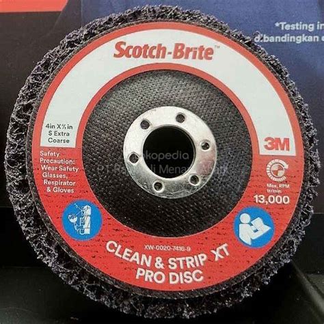 Jual 3m Scotch Brite Clean And Strip Xt Pro Disc 4in X 58in Di Seller