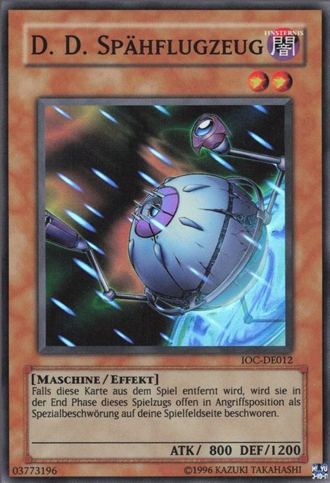 Recollectibles Sammelkarte Yugioh Karte D D Spähflugzeug V 1 Deutsch