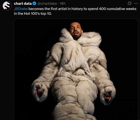 Drake Makes History As The Longest Charting Artist On The Top 10 Of Billboard Hot 100 Pulse