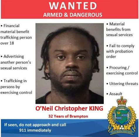 Brampton Man Wanted For Sex Trafficking May Have Run Across Highway In