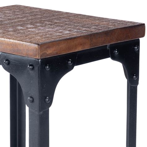 Steelside Solid Wood End Table Reviews Wayfair Canada