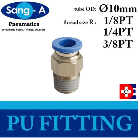 Sang A Pu Fitting Gpc Pneumatics Pc One Touch Air Fitting Straight Type