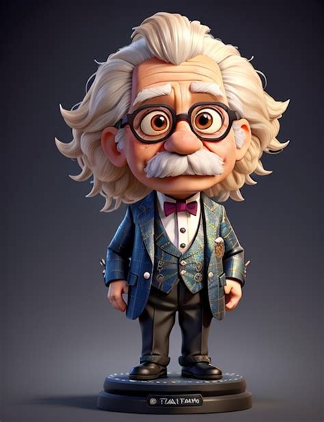 Premium AI Image Portrait Of An Old Man Standing On Stage Blonde Hair And Well Dressed