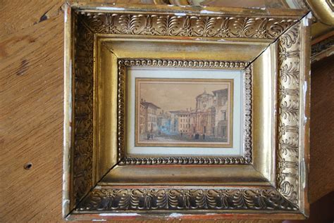 Proantic Pair Of Drawings Views Of Floence By Victor Jean Nicolle End