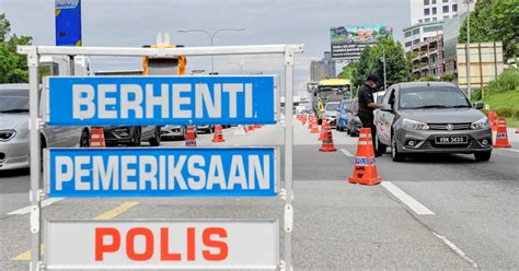 Polis Tutup Beberapa Laluan Utama Di Nilai Berita Harian