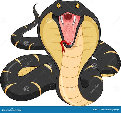 Angry snake cartoon stock vector. Illustration of smiling - 82711908