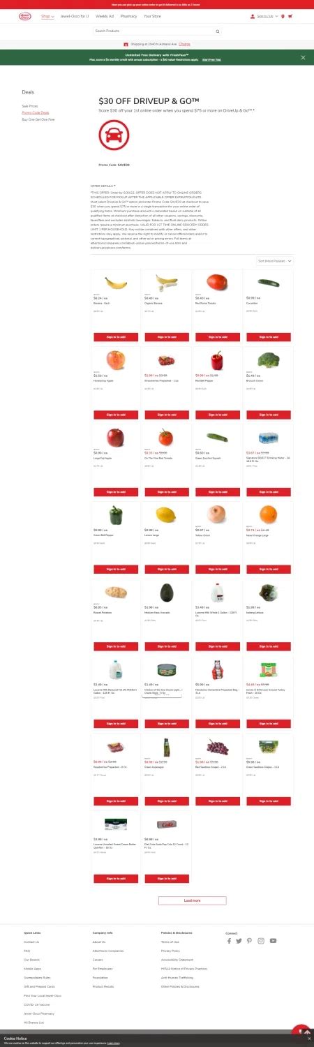 Jewel Osco Promo Codes 20 Off April 2024