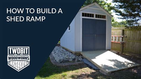 How To Build A Shed Ramp Diy Home Improvement Youtube