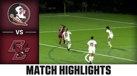 Florida State Vs Boston College Match Highlights 2024 ACC Women S