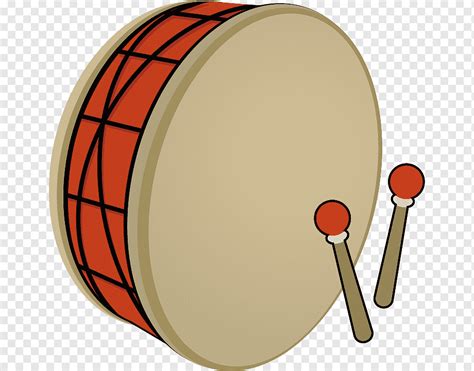 Drum With Sticks Illustration Ramadan Islam Ta Tools Construction