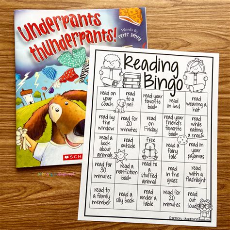 Free Printable Reading Bingo - Primary Playground