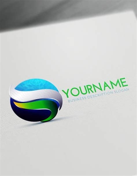 Free 3D Logo Maker Online - Textured 3D Logo Creator | Free logo, 3d ...