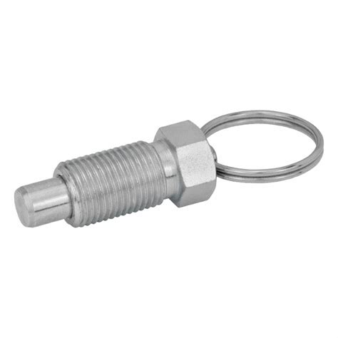 Jw Winco Steel Body W Ss Plunger M12x15 Thread Indexing Plungers