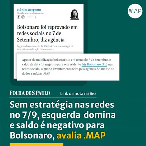 Esquerda domina as redes e 7 9 é negativo para Bolsonaro avalia a MAP