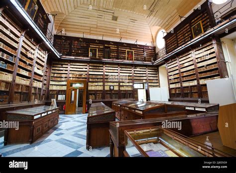 Interiors Of National Library Of Malta Stock Photo Alamy