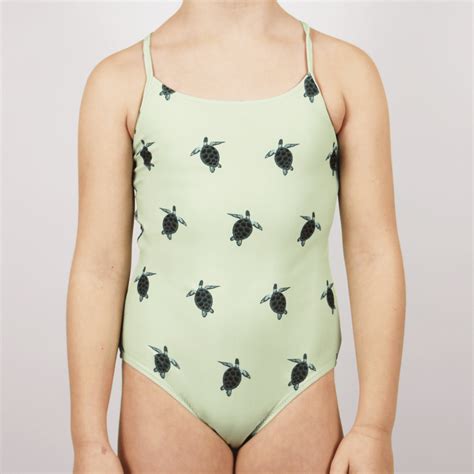 maillot de bain fille bleu vendredi swimwear