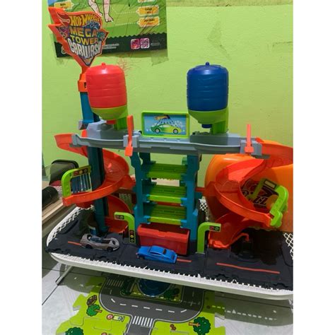 Jual Hot Wheels City Mega Car Wash PRELOVED Shopee Indonesia