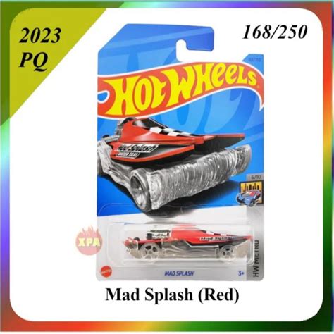 飛行屋 全新品 Hot Wheels 風火輪小汽車 合金車 特殊造型車 MAD SPLASH競速快艇車 蝦皮購物