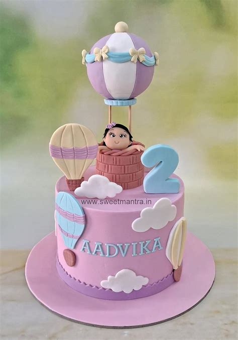Baby In Hot Air Balloon Cake Decorated Cake By Sweet CakesDecor