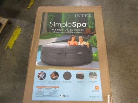 Intex Simple Spa Nflatable Hot Tub With Filter Pump Cover For Sale From United States