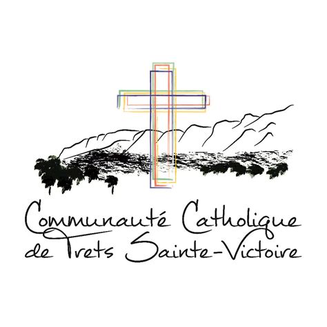 LOGO Paroisse Trets SainteVictoire Communauté catholique Trets Sainte