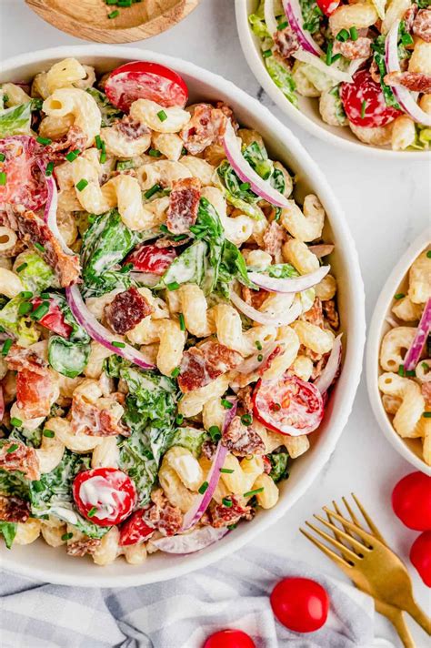 Blt Pasta Salad Table For Two® By Julie Chiou