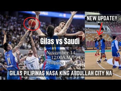 NEW UPDATE GILAS PILIPINAS NAG PRACTICE NA SA KING ABDULLAH CITY IN