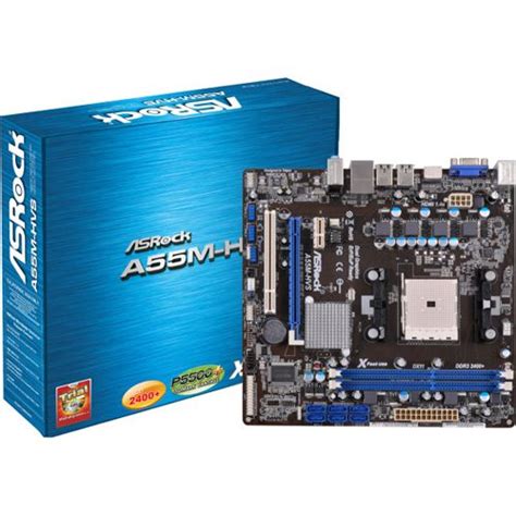 ASRock A55M-HVS AMD A55 So.FM1 Dual Channel DDR3 mATX Retail ...