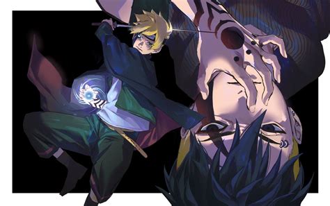 Boruto Karma Jogan Vs Kawaki Karma Arte De Anime Fotos De