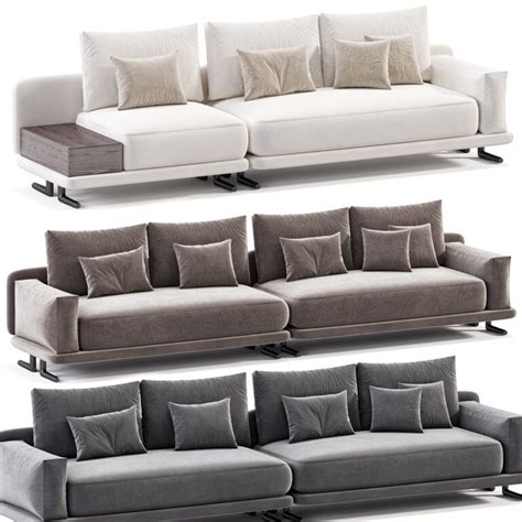 Poliform Mondrian sofa (357652) 3D model - Download 3D model Poliform ...