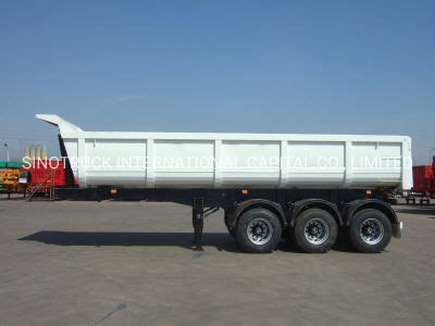 Hot Sale Axle Dump Tipper Tipping Cargo Flatbed Heavy Truck Semi