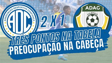 Confian A X Atl Tico Gloriense Tr S Pontos Na Tabela Preocupa O