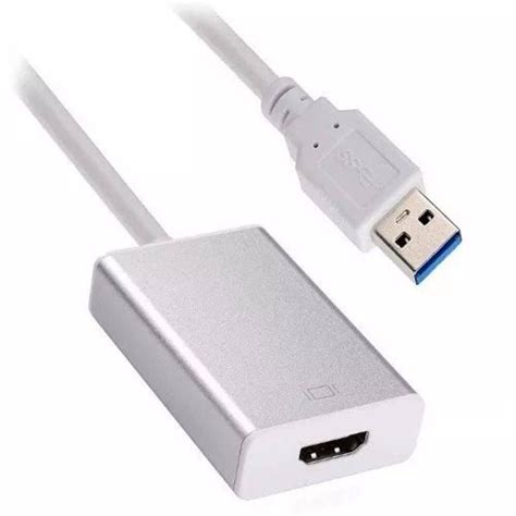 Cabo Adaptador Conversor Usb Macho X Hdmi F Mea Dex Ad H