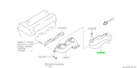 Buy Genuine Nissan F F Cover Exhaust Manifold