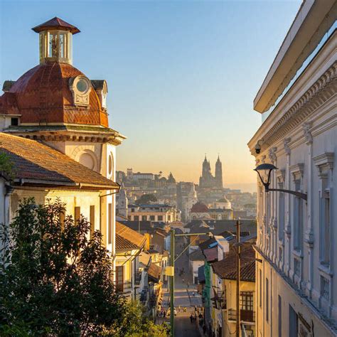 Skyline Of Quito Capital Of Ecuador South America Travel Off Path