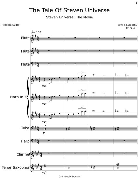 Steven Universe Sheet Music Love Like You 7