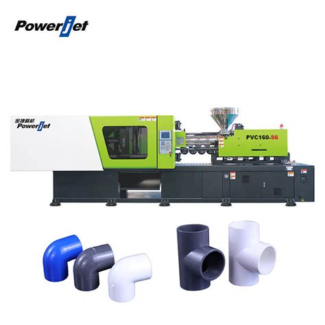 Powerjet 160t 160 Ton PVC Plastic Injection Molding Machines For Pipe