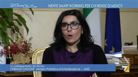 Smart Working Per I Dipendenti Pubblici Fabiana Dadone Chi Non