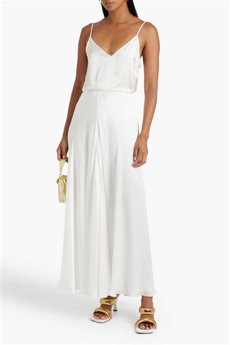 GALVAN LONDON Felicity Crepon Maxi Skirt THE OUTNET