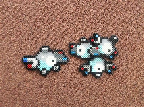 Long Black Fingers Pokemon Perler Beads Set Five