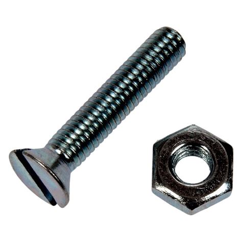 Dorman® 44036 Machine Screw Hex Nuts Grade 5 Steel Zinc Clear 10