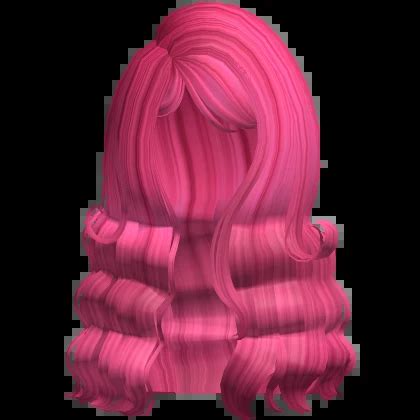 Sweet Wavy Fluffy Hair Hot Pink Roblox Item Rolimon S