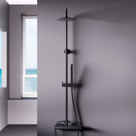 Душевая система Damixa Scandinavian Pure 936710300 стойка с тропическим ...