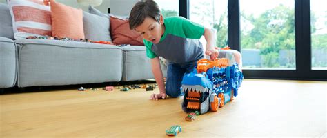 Best Buy Hot Wheels Transforming T Rex Ultimate Hauler Hng