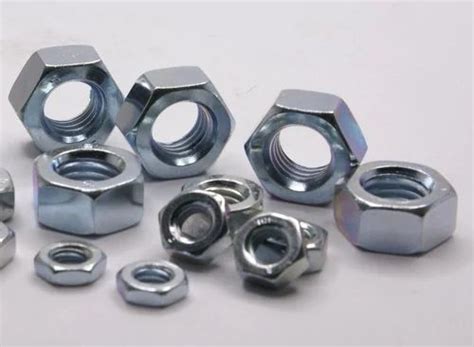 Mild Steel Broaching Hexagonal Nut Bolt For Industrial Thread Size