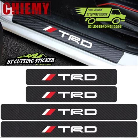 Jual Sticker Carbon Trd Sticker Mobil Sticker Pengaman Pintu Mobil